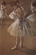 Edgar Degas Dress rehearsal Dancer oil painting